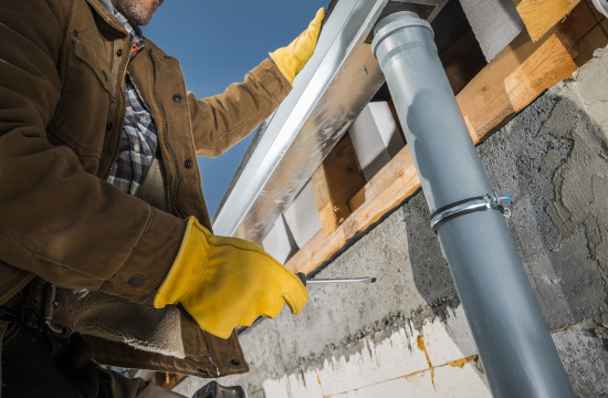 installing eavestrough